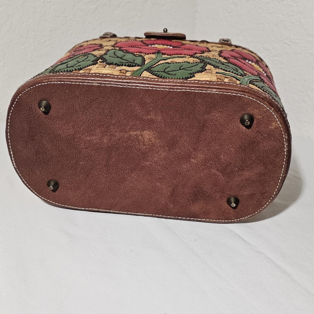 Isabella Fiore Flower Basket Satchel - Picture 12 of 16